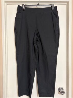 Women’s Straight Leg Black Pull-On Pants